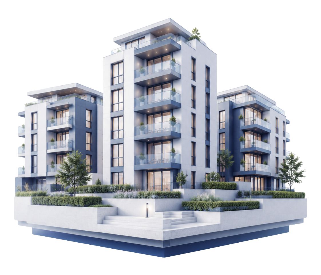 Spațiu pentru imaginea cu blocuri / apartamente